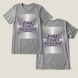 Triblenda Camiseta gris del Día del Libro de historietas gra