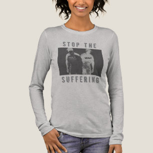 Triblenda Camiseta gris oscuro de la guerra negra