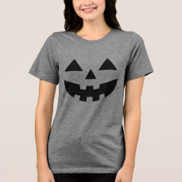 Triblenda Camiseta Halloween de la sonrisa de Jack O Lantern