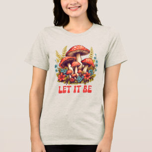 Triblenda Camiseta Hippy Boho Champiñón – Moda 60s 70s