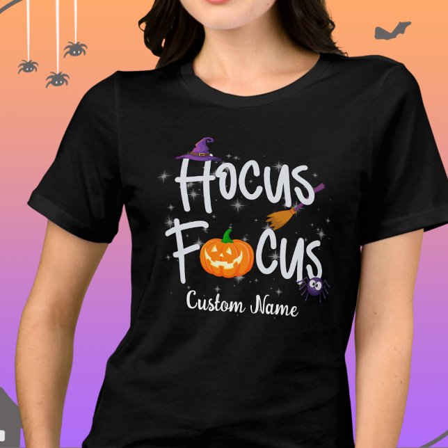Triblenda Camiseta Hocus Focus Personalizable para profesore (Subido por el creador)