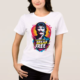 Triblenda Camiseta holgada I Want to Break Free