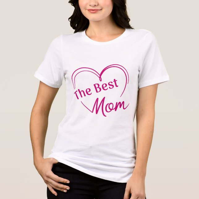 Triblenda Camiseta holgada The Best Mom (Anverso)