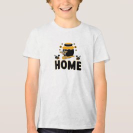 Triblenda Camiseta "HOME" de personalizado Bee and Honey Jar