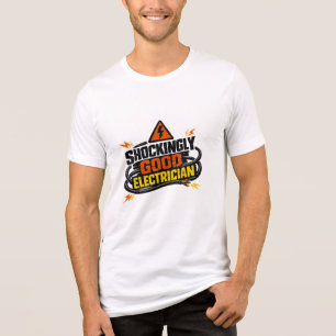 Triblenda Camiseta Industrial Grunge de Electricista Sorpren