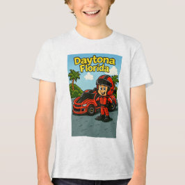 Triblenda Camiseta infantil con temática de Daytona