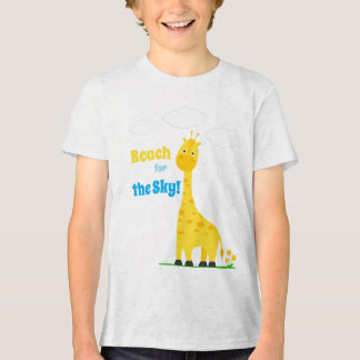 Triblenda Camiseta infantil con una jirafa adorable