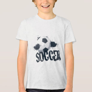 Triblenda Camiseta infantil de fútbol con grafitis