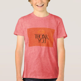 Triblenda Camiseta infantil de tipografía moderna linda