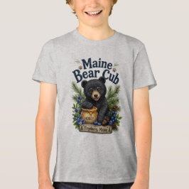 Triblenda Camiseta infantil del Club de oseznos de Maine Fry
