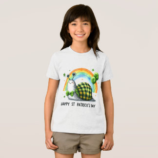 Triblenda Camiseta infantil feliz día de San Patricio con im
