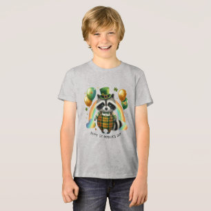 Triblenda Camiseta infantil feliz día de San Patricio con im
