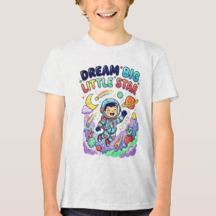 Triblenda Camiseta infantil Little Star Sueña en Grande
