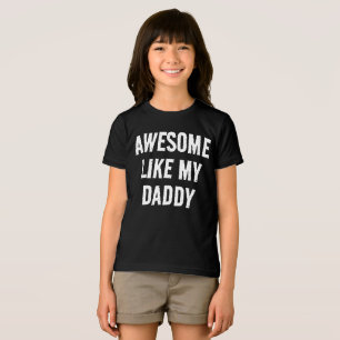 Triblenda Camiseta infantil personalizada GENIAL COMO MI PAP