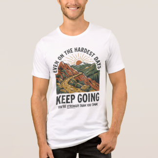 Triblenda Camiseta Inspiradora de Sigue Adelante