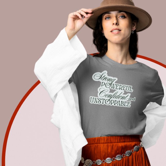 Triblenda Camiseta Inspiradora Imparable (Subido por el creador)