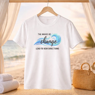 Triblenda Camiseta Inspiradora Olas de Cambio