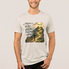 Triblenda Camiseta Inspiradora para Aquellos que Siguen el C