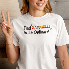 Triblenda Camiseta Inspiradora para Encontrar Felicidad en l