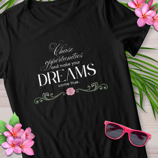 Triblenda Camiseta inspiradora "Persigue Oportunidades"