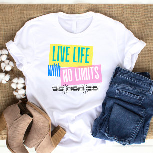 Triblenda Camiseta Inspiradora Vida sin Límites