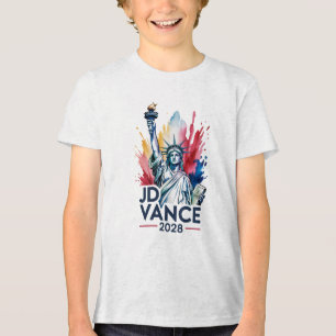 Triblenda Camiseta JD Vance Presidente 2028 América Primero