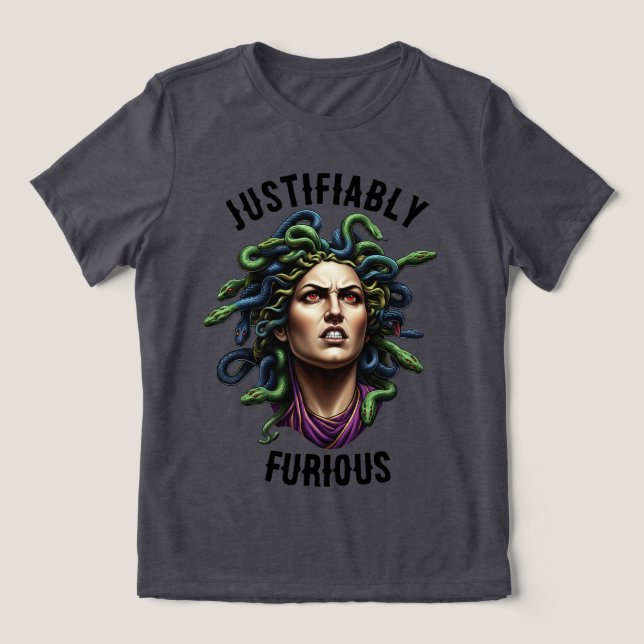 Triblenda Camiseta Justificadamente Furiosa (Diseño delantero )