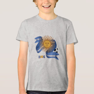 Triblenda Camiseta juvenil de la leyenda del fútbol argentin