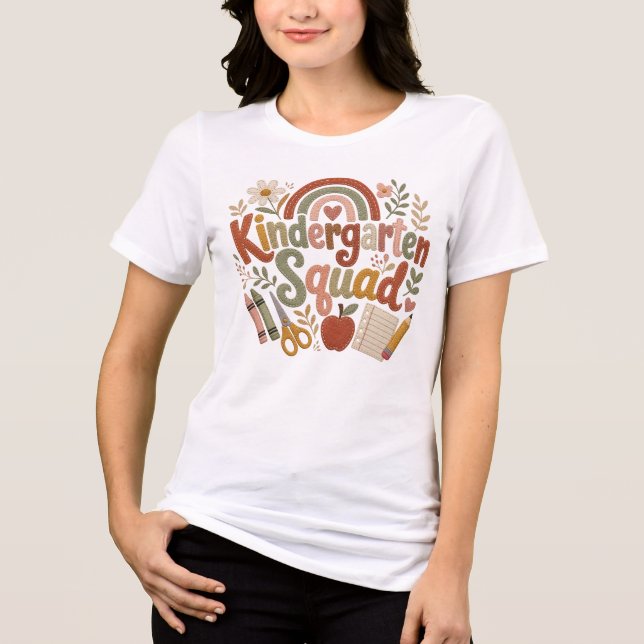 Triblenda Camiseta Kindergarten Squad (Anverso)