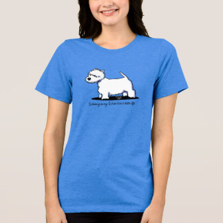 Triblenda Camiseta KiniArt Westie Dog Mom