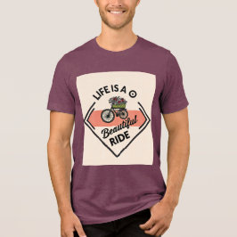 Triblenda Camiseta La Vida Es Un Paseo Hermoso