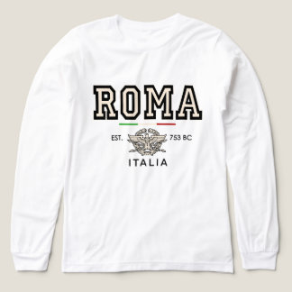 Triblenda Camiseta larga Roma Italia Est 753 AC para mujeres