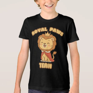 Triblenda Camiseta León del equipo de Paws Reales - Animal C