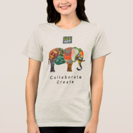 Triblenda Camiseta LexArt Collaborate v2 - Color Claro