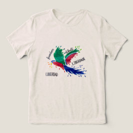 Triblenda Camiseta Liberdade Arara (Desenho autoral)