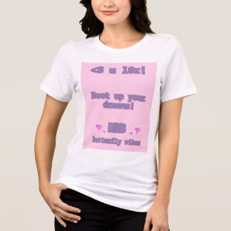 Triblenda Camiseta linda para mujeres con lenguaje de texto 