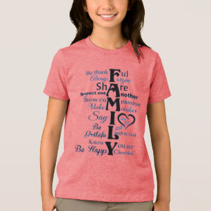 Triblenda Camiseta - líneas familiares