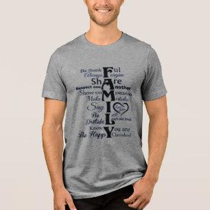 Triblenda Camiseta - líneas familiares