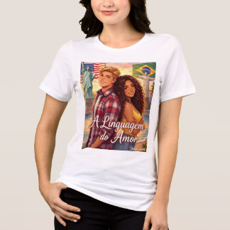 Triblenda camiseta literária romantica A linguagem do amor