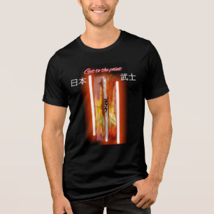 Triblenda Camiseta llega al punto al estilo japonés