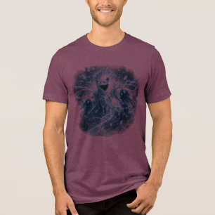 Triblenda Camiseta Lobo Sombra Mística Arte de Lobo Fantas