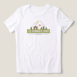 Triblenda Camiseta Logo 2026 - Corte de Mujer Blanco