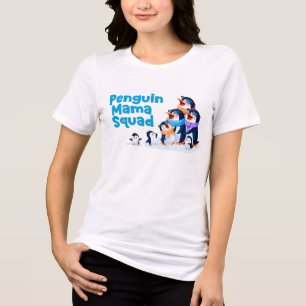 Triblenda Camiseta mamá pingüina