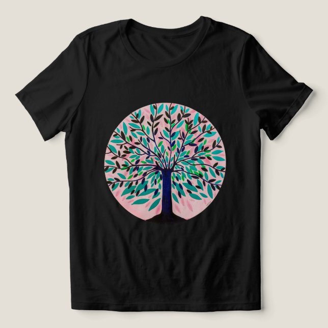 Triblenda Camiseta Mandala Árvore da Vida (Diseño delantero )