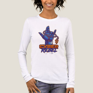 Triblenda Camiseta Manga Larga Gráfica de Mano Robótica Enca