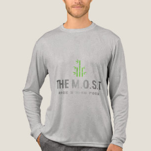 Triblenda Camiseta Manga Larga Tri-blend Bella+Canvas (Gris)