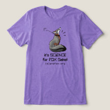 Camiseta Manga Larga Tri Blend Ciencia por el Zorr