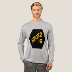 Triblenda Camiseta manga larga tri-blend gris FÚTBOL 26