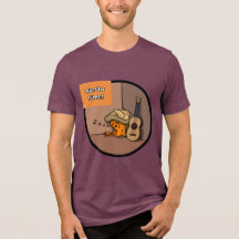 Camiseta Marrón de Hombre Frijole Frog Siesta