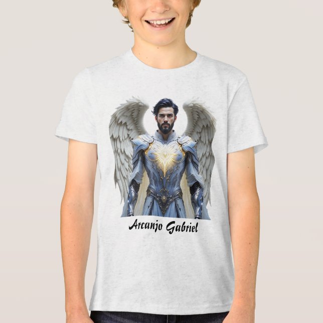 Triblenda Camiseta Masc Juvenil Básica Arcanjo Gabriel (Anverso)